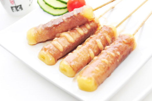 4 Brochettes Boeuf au fromage